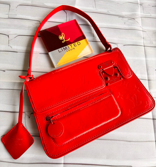 Pochette Op Art Rouge