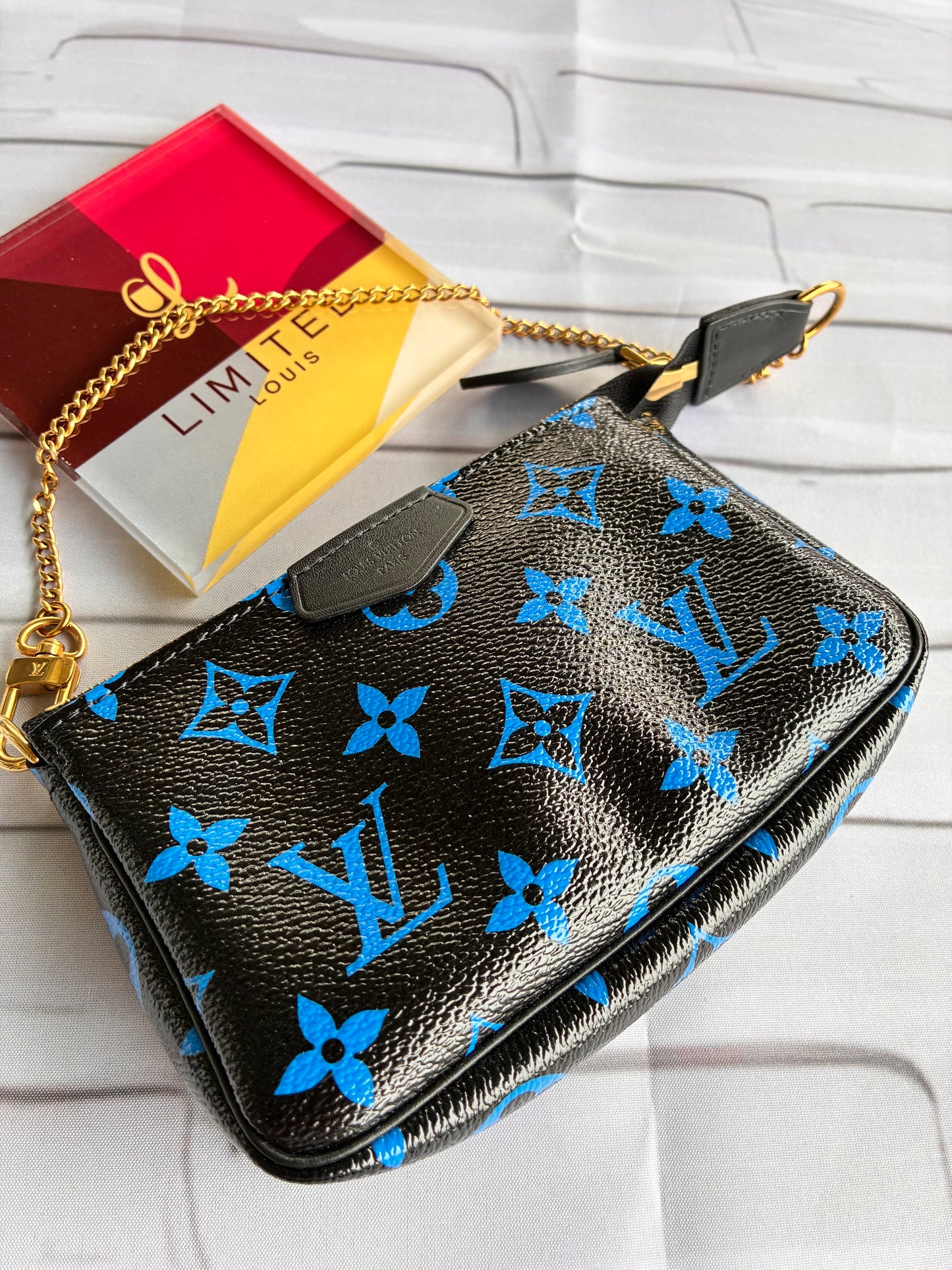 Mini Pochette Blue Monogram