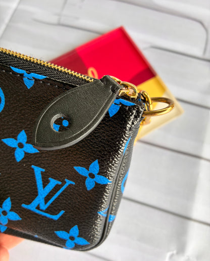 Mini Pochette Blue Monogram