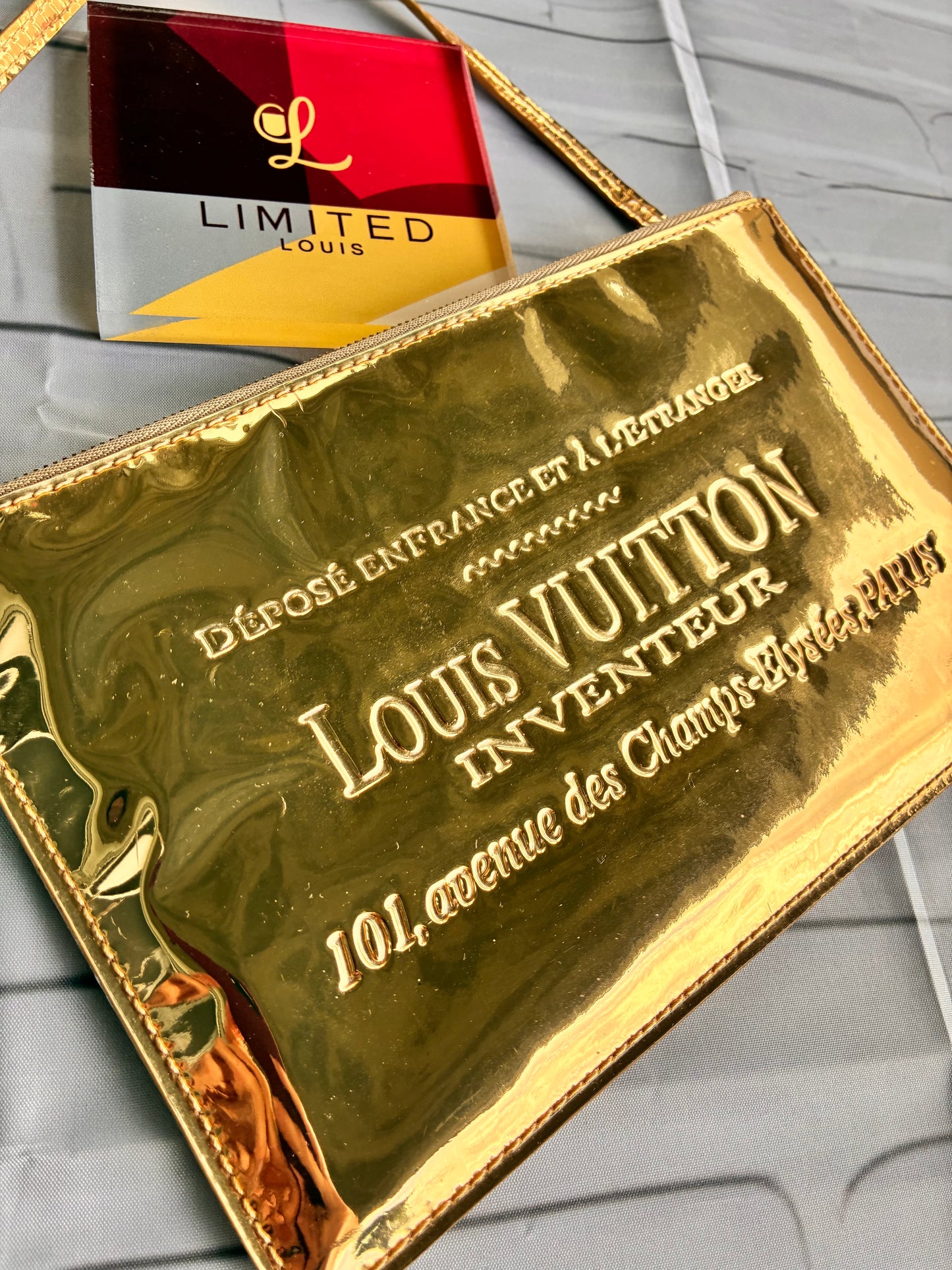 Pochette Miroir Gold