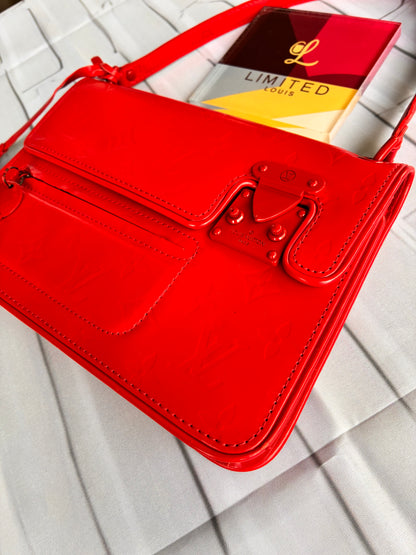 Pochette Op Art Rouge