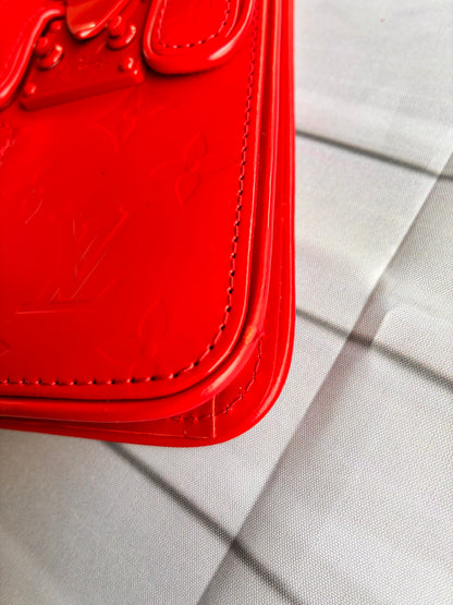 Pochette Op Art Rouge