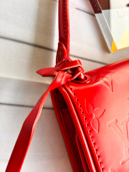 Pochette Op Art Rouge