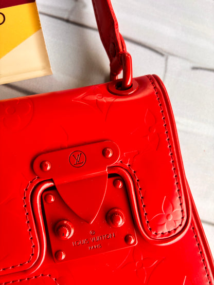 Pochette Op Art Rouge