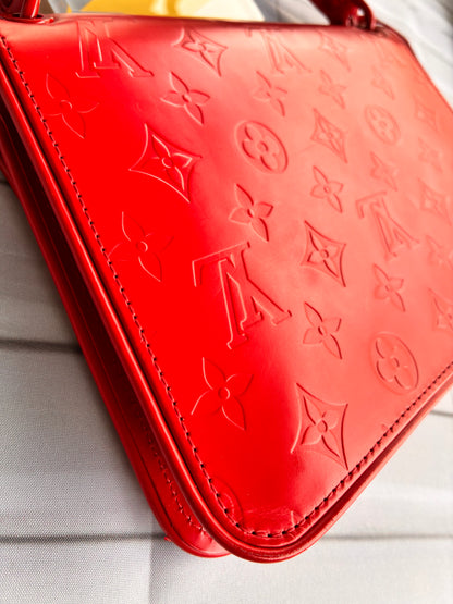 Pochette Op Art Rouge