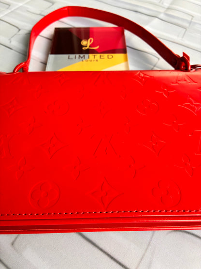 Pochette Op Art Rouge