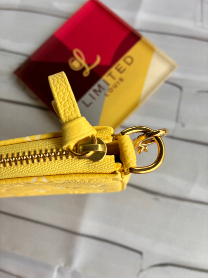 Mini Pochette Empreinte lemon