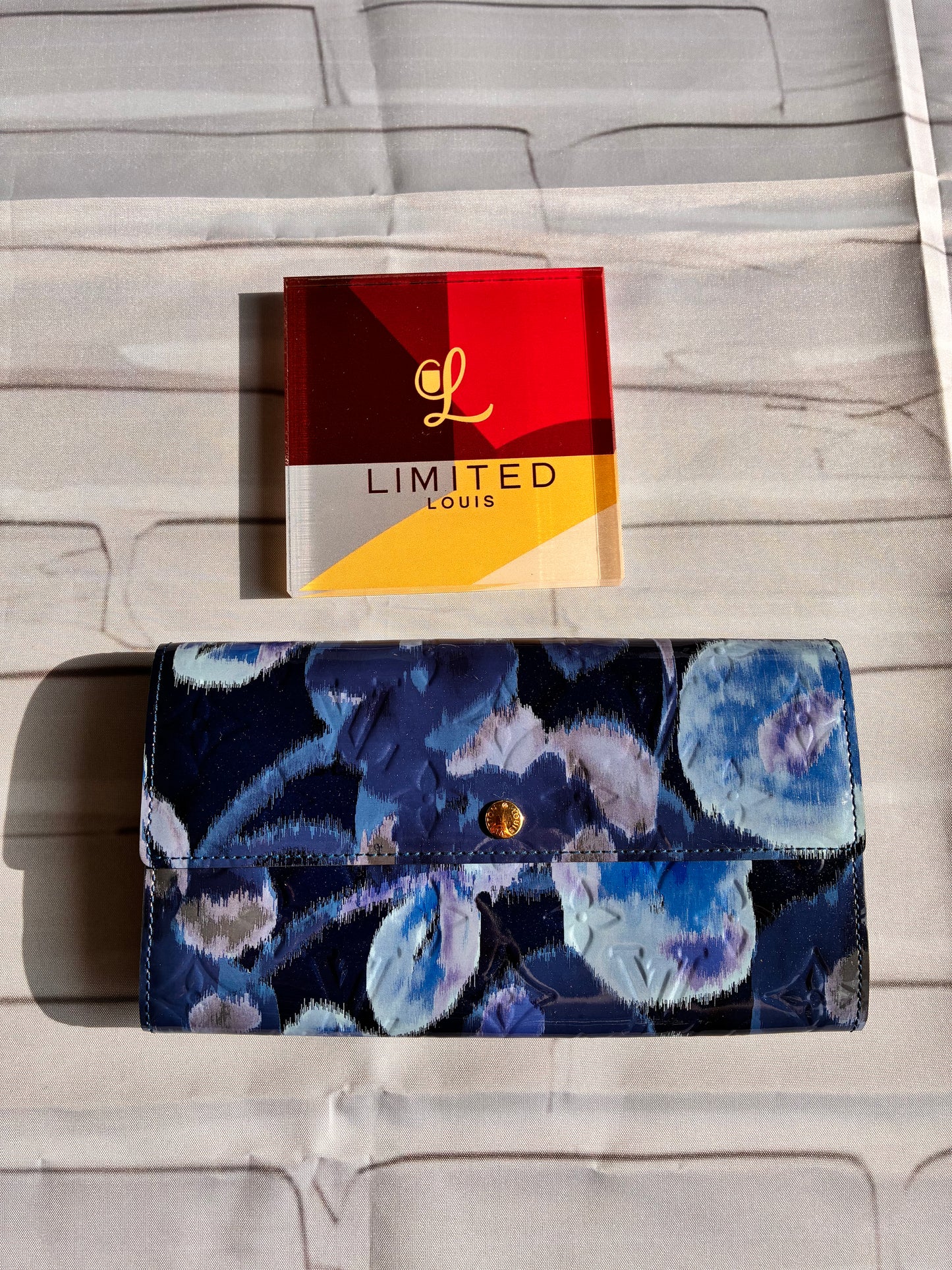 Geldbörse Ikat Vernis Leder