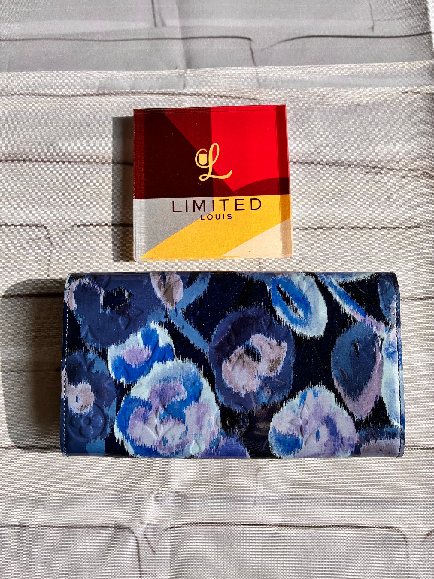 Geldbörse Ikat Vernis Leder