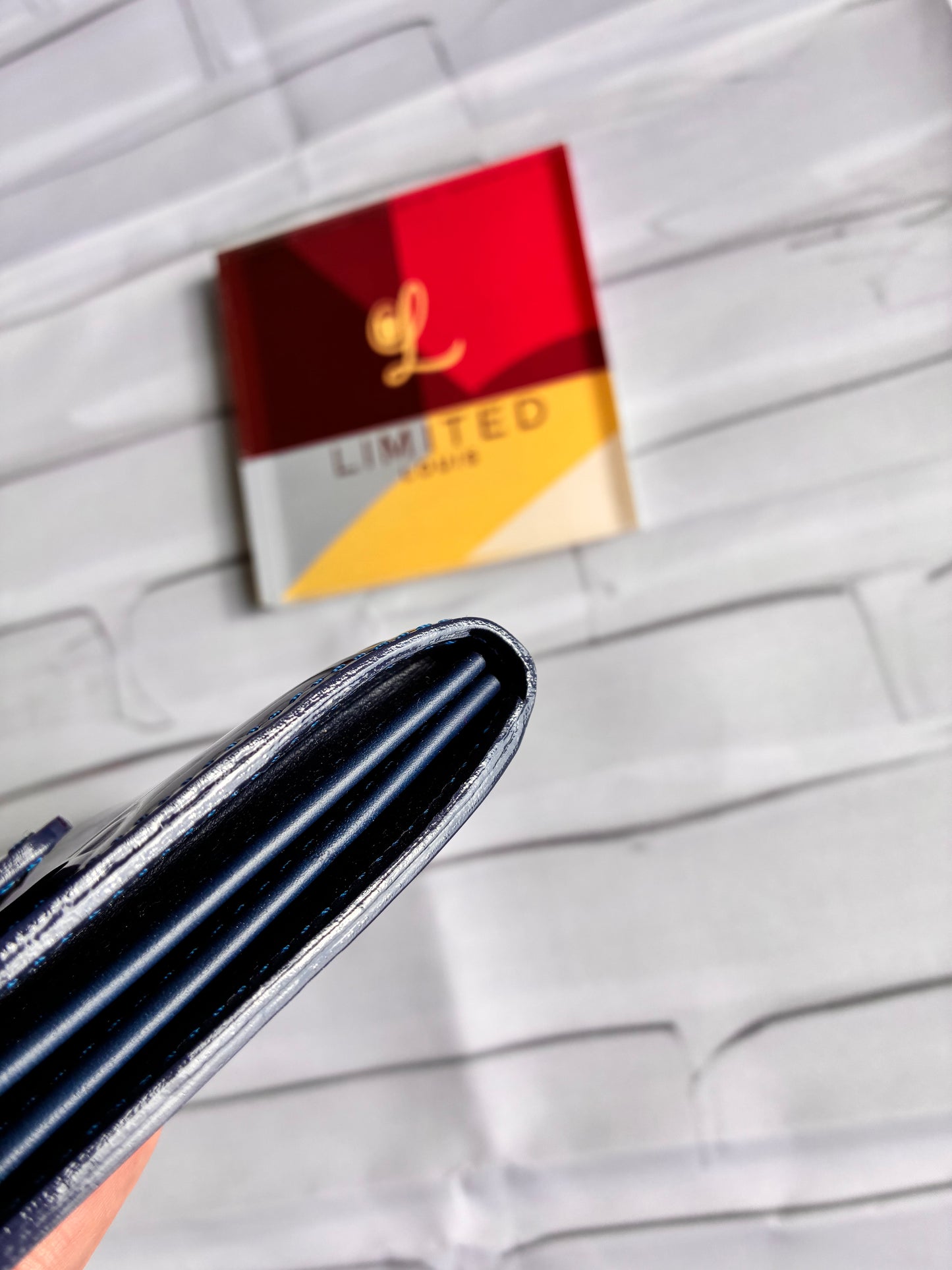 Geldbörse Ikat Vernis Leder