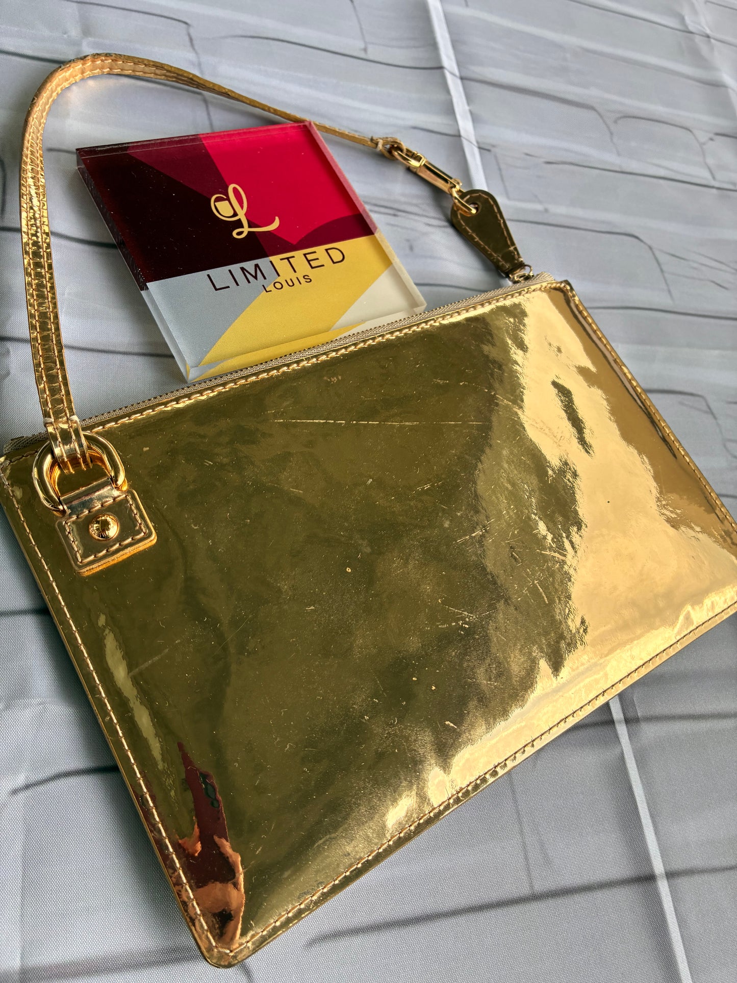 Pochette Miroir Gold