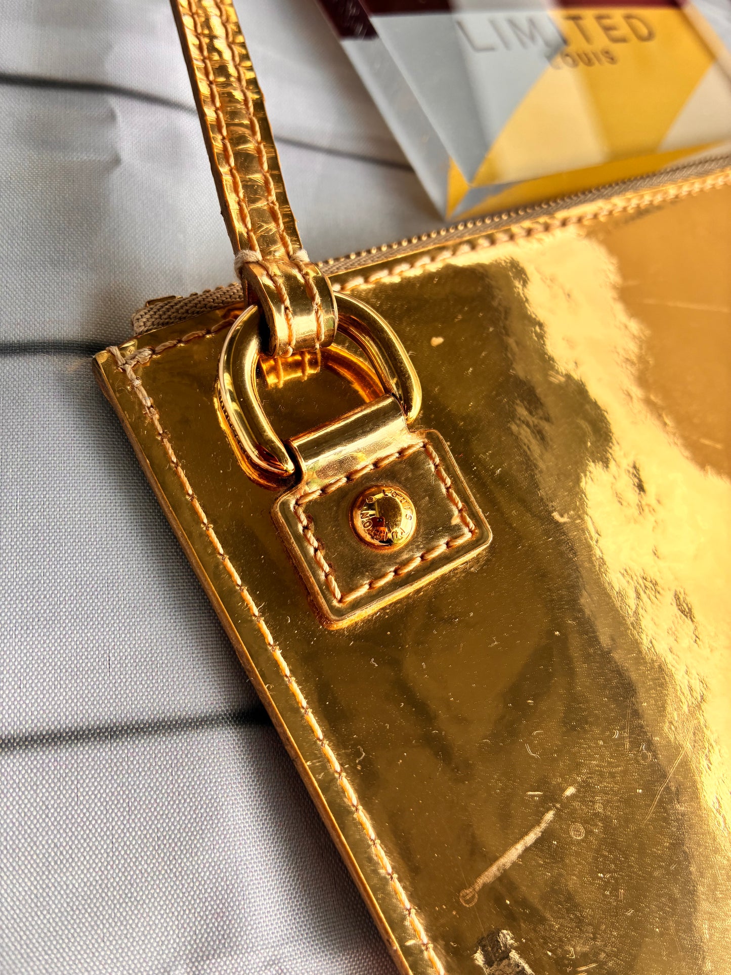 Pochette Miroir Gold