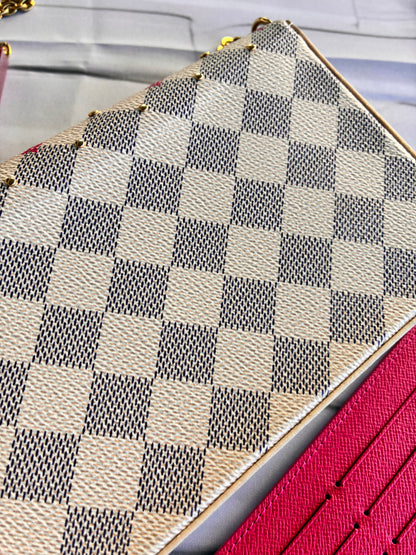 Felicie Damier Azur Studs