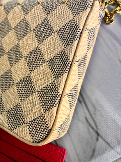 Felicie Damier Azur Studs