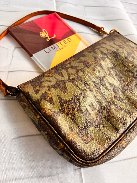 Pochette Graffiti grün