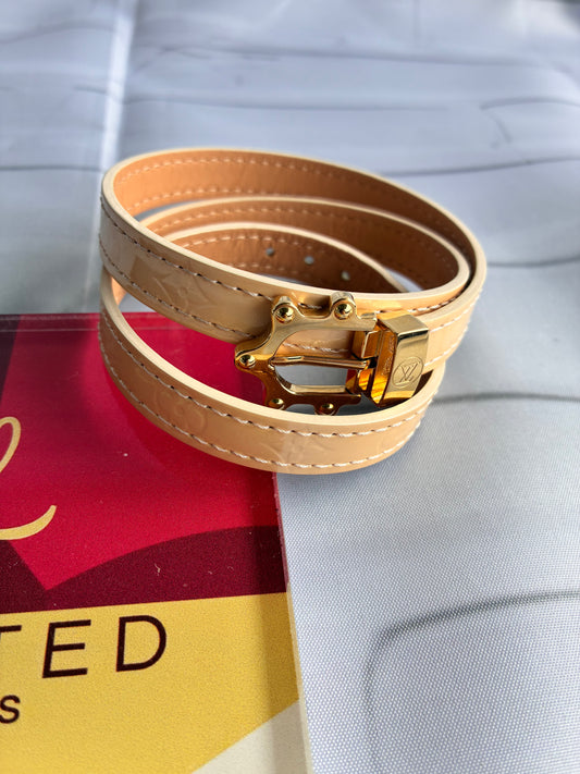 Armband Vernis Leder