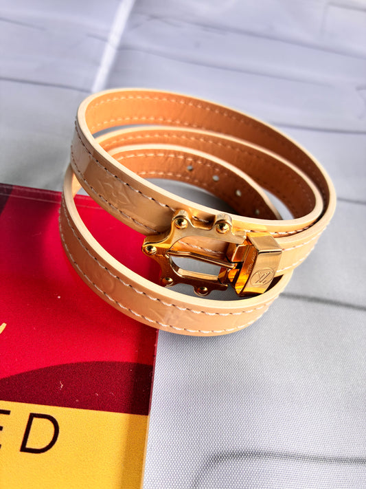 Armband Vernis Leder