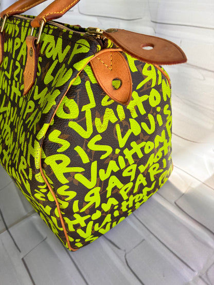 Speedy Graffiti grün